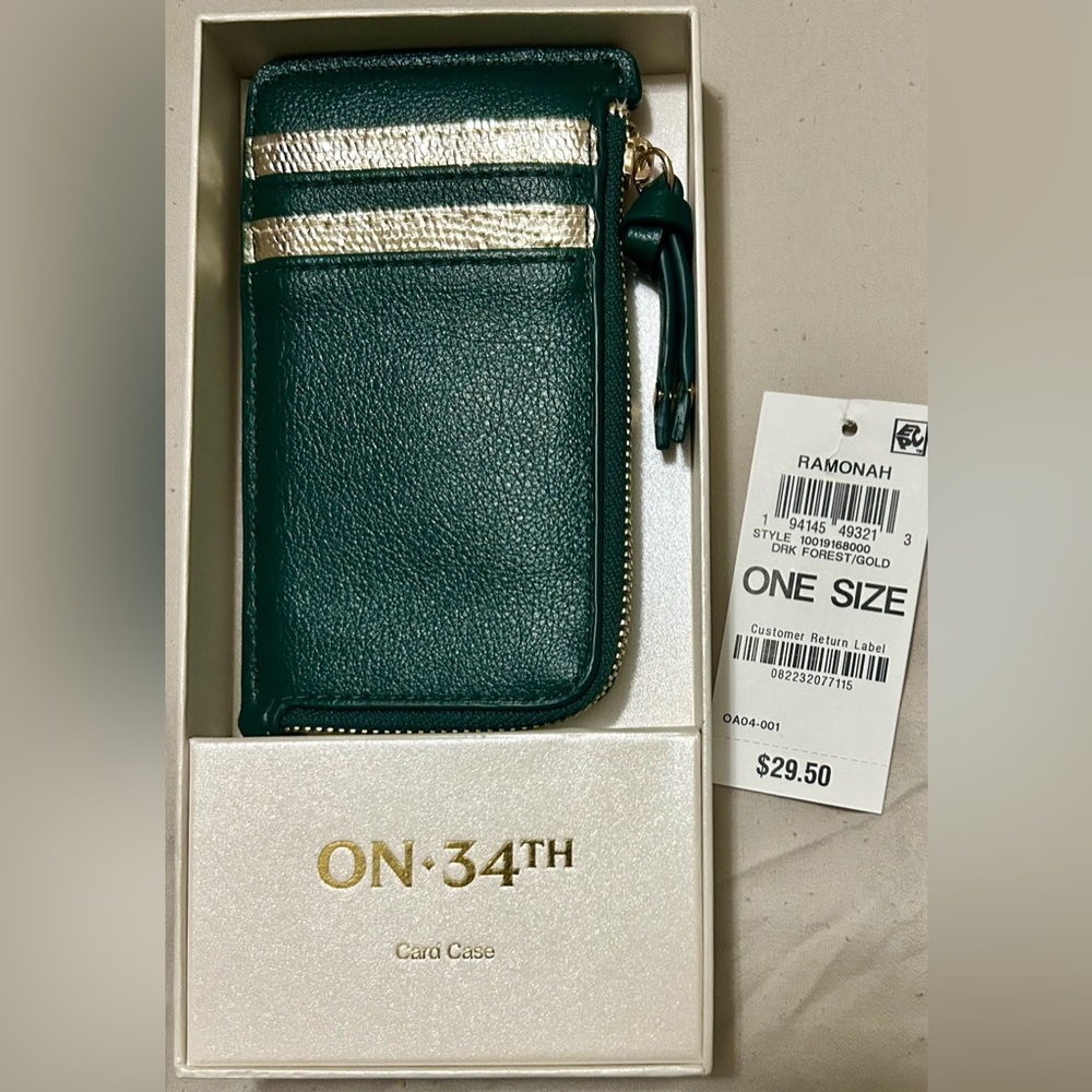 ON •34th Woman's Slim Card Holder